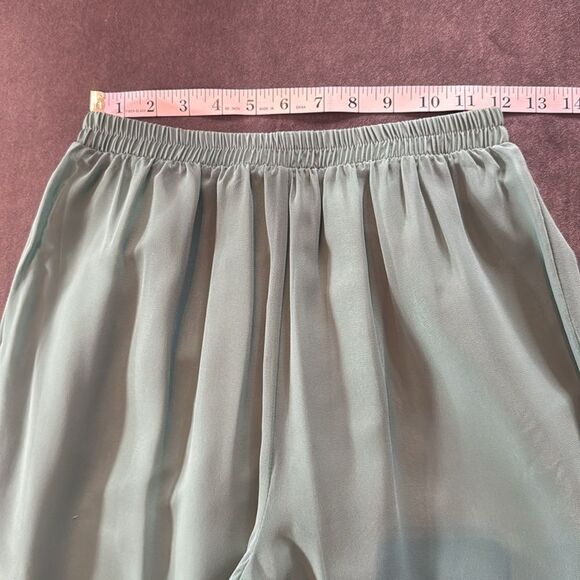 Women’s Green Chiffon 3 Piece Mother of the Bride Formal Pant Suit Size 2 - Picture 11 of 14